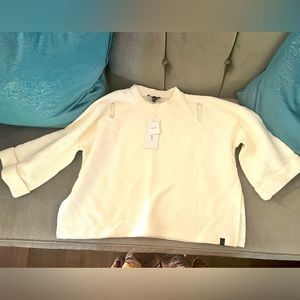 Varley ribbed off-white sweater